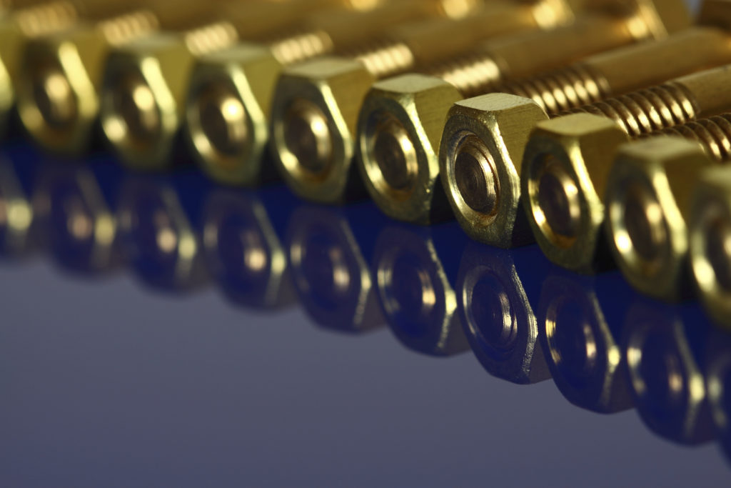 Brass nuts and bolts Lindstrom